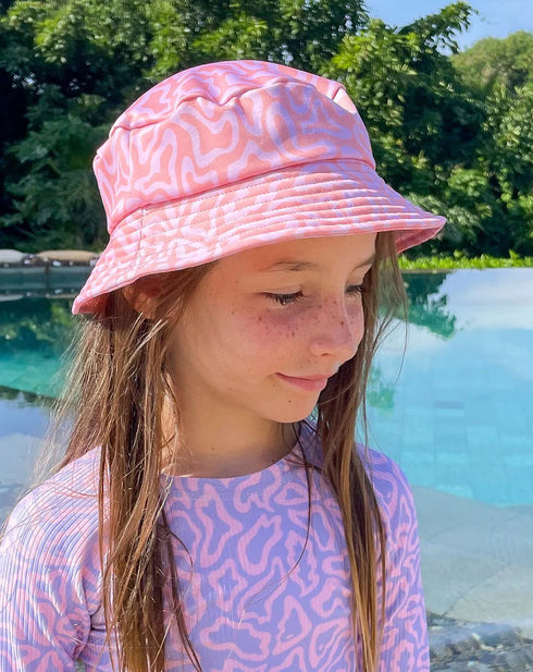Bucket Sun Hat - Feather Slide
